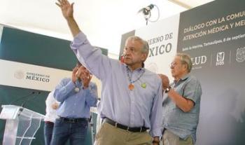 Presupuesto 2020 asignará 40 mil mdp adicionales a salud, informa presidente López Obrador en Soto la Marina