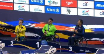 Gana Arnulfo Castorena oro en el Mundial de Para Natación Londres 2019