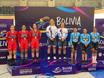 Tercer lugar para México en Panamericano de Ciclismo de Pista en Bolivia