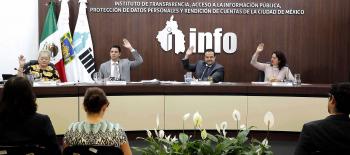 El INFO aprueba suscribir un Convenio de colaboración con la Comisión para la Reconstrucción de la CDMX