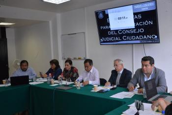 El Consejo Judicial Ciudadano tendrá una visión jurídica, social y con perspectiva de género