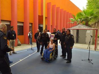 Mariachi Nueva Guardia Nacional de la SSC se presenta en instalaciones del Teletón