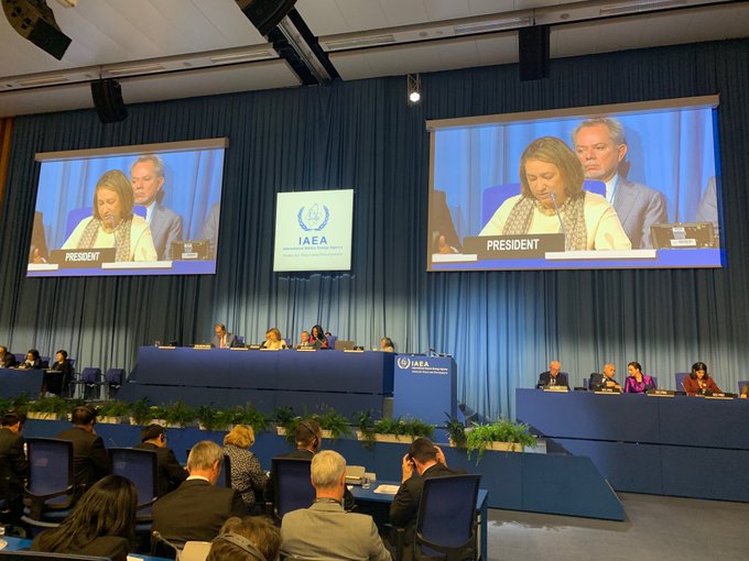 México asume la presidencia de la 63ª Conferencia General del Organismo Internacional de Energía Atómica (OIEA)  