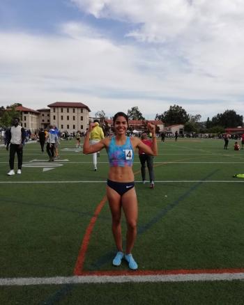 Atleta Mariela Real Crespo con la mira en Tokio 2020