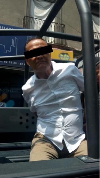 Elementos del COE de la SSC detienen a un implicado por presunto Abuso Sexual en la Colonia Centro