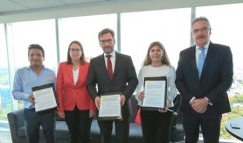 Suscriben convenio de colaboración la Secretaría de Economía y la Fundación Alemana de Cajas de Ahorro para la Cooperación Internacional