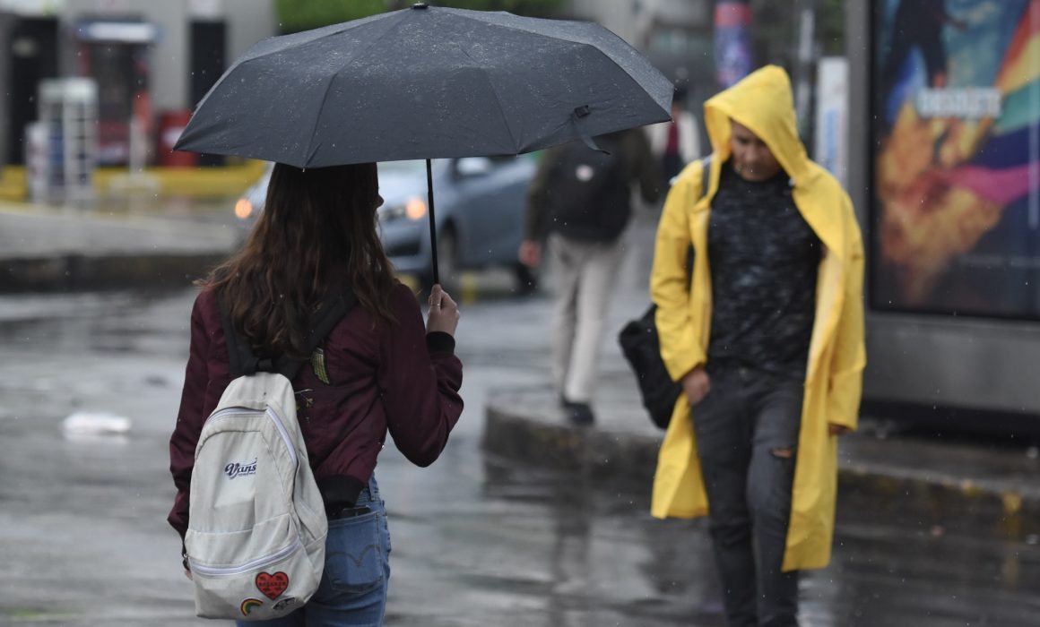 Se pronostican lluvias fuertes dispersas al Sur de la Ciudad