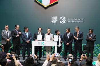Firman convenio Gobierno CDMX y ECOCE para duplicar el reciclaje de residuos sólidos urbanos
