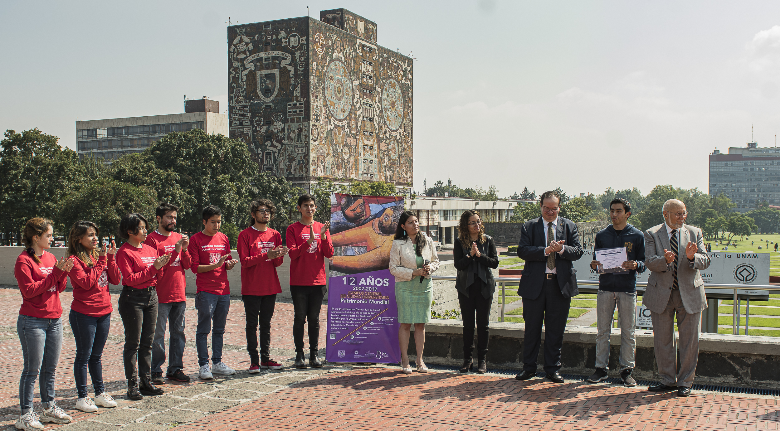 Recibe UNAM al Visitante 100 Mil de su Programa de Visitas Guiadas al Campus Central de CU