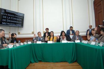 Aprueba la Comisión de Asuntos Metropolitanos el dictamen que expide la Ley de Desarrollo Metropolitano para la ZMVM