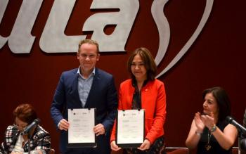 Alcaldía y Colegio de Arquitectos firman convenio para ordenar el desarrollo urbano en Benito Juárez