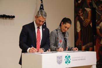 Firman CDMX y San Antonio convenio para fortalecer amistad y políticas públicas