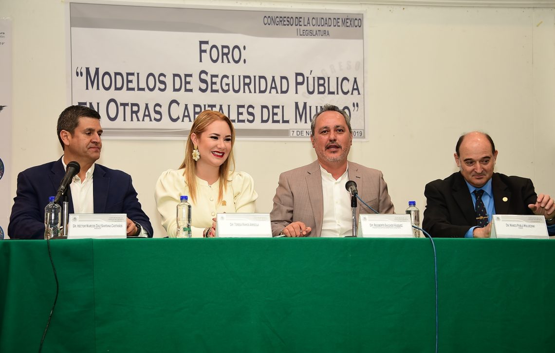 Realizan en el Congreso de la CDMX el foro Modelos de Seguridad Pública en otras Capitales del Mundo