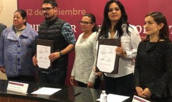 Firman Fonhapo y Comisión de Vivienda de Chihuahua convenio de cesión de derechos