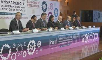 Participa la secretaria Irma Sandoval en la inauguración de la Semana Nacional de la Transparencia