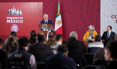 Conferencia de prensa matutina del Presidente Andrés Manuel López Obrador para anunciar el inicio de El Buen Fin 2019