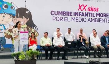 La Semarnat y el Cecadesu en la Cumbre Infantil Morelense por el Medio Ambiente