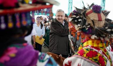 En Mezquitic, presidente López Obrador ofrece apoyo para solución de conflictos agrarios