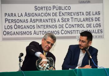 Definen horarios para entrevistas a aspirantes a titulares de los órganos de control de los organismos autónomos
