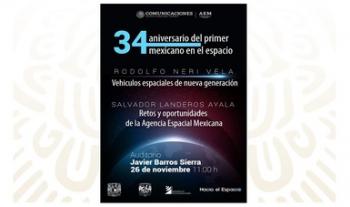 Homenajearán a Rodolfo Neri Vela: 34 aniversario del primer mexicano en el espacio