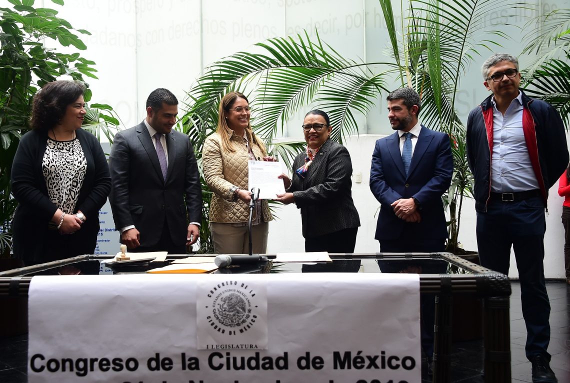 El Congreso de la Ciudad de México recibe la iniciativa de Ley Orgánica de la Secretaría de Seguridad Ciudadana