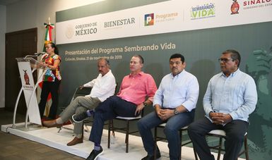 Presentan Sembrando Vida en Sinaloa