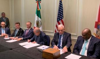 SCT y Puertos de Florida acuerdan fortalecer el comercio en el Golfo de México