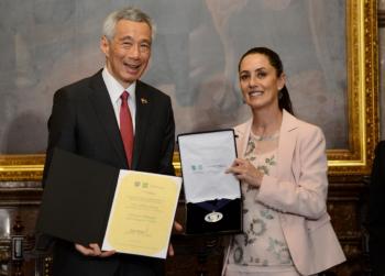Reconoce gobierno capitalino como huésped distinguido a primer ministro de Singapur, Lee Hsien Loong