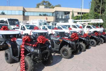 Con una inversión de más de  26 millones de pesos, Iztacalco estrena vehículos y plataformas de trabajo.