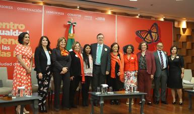 El canciller Marcelo Ebrard inaugura el “Encuentro por la igualdad y la no violencia contra las mujeres y las niñas