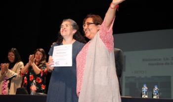Se lleva a cabo la premiación Retos para Transformar 2019 en la Biblioteca de México