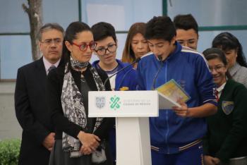 Inicia Gobierno de la Ciudad de México campaña para erradicar violencia hacia las mujeres en escuelas públicas
