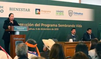 Presentan Sembrando Vida en Chihuahua