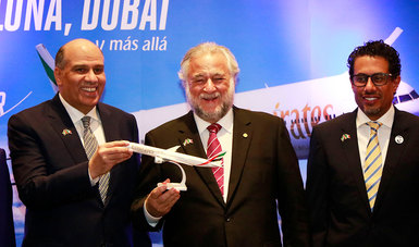  El nuevo vuelo de Emirates Airlines impulsará el arribo a México de turistas de alto poder adquisitivo 