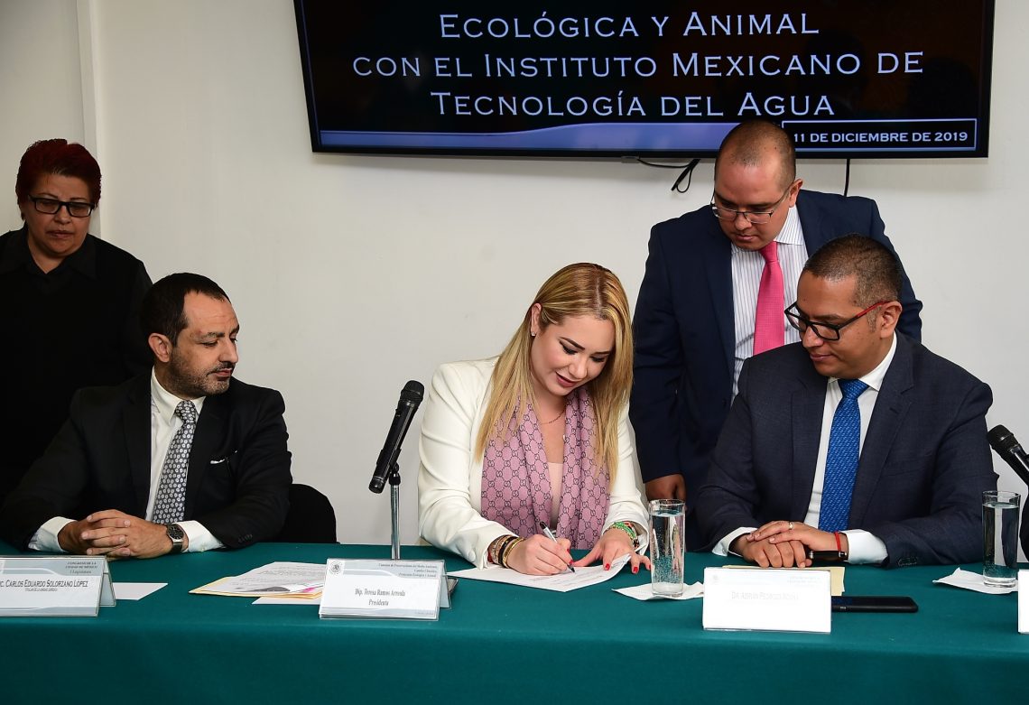 Firma el Congreso de la CDMX convenio de colaboración con el Instituto Mexicano de Tecnología del Agua