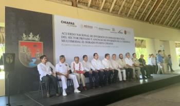 Inician obras de la Terminal Multimodal El Dorado Puerto Chiapas con inversión privada superior a 5 mil mdp