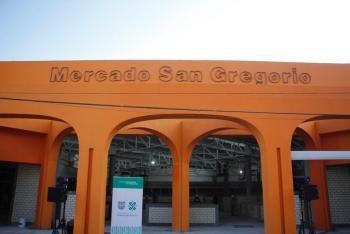 Registra 80 por ciento reconstrucción del Mercado San Gregorio Atlapulco