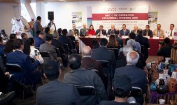 Anuncia Miguel Torruco el Operativo Vacacional de Invierno en apoyo a turistas 