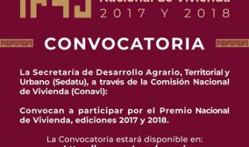 Invita Conavi a participar por el Premio Nacional de Vivienda