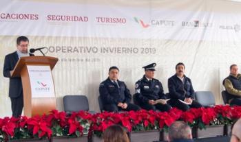Banderazo de inicio de Operativo “Invierno 2019”