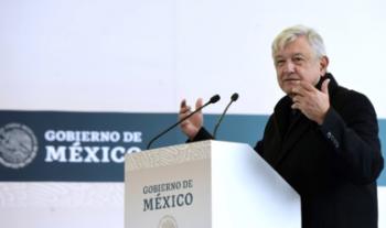 En Ciudad Hidalgo, presidente inaugura Unidad 18 de la Central Geotermoeléctrica ‘Los Azufres’