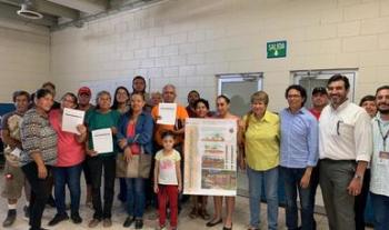 Comités ciudadanos supervisan las obras del Programa de Mejoramiento Urbano