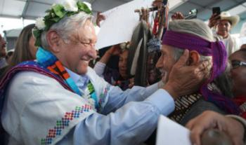 Siempre respetaremos la voluntad de los pueblos, afirma presidente López Obrador en Texcoco