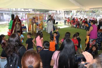 Los Reyes Magos llegaron a la Central de Abasto