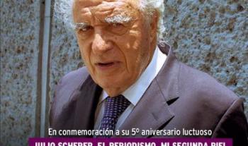 Canal 22 transmite Julio Scherer: El periodismo mi segunda piel, un homenaje al periodista mexicano