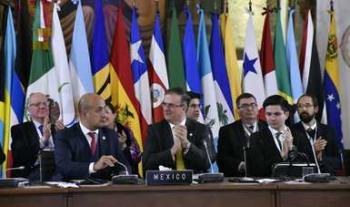El canciller Ebrard presenta plan de trabajo de la Presidencia pro tempore de México en la Celac