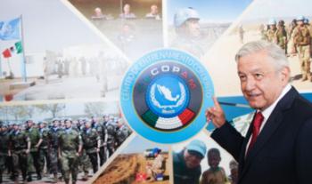 Presidente inaugura Centro de Entrenamiento Conjunto de Operaciones de Mantenimiento de la Paz en México