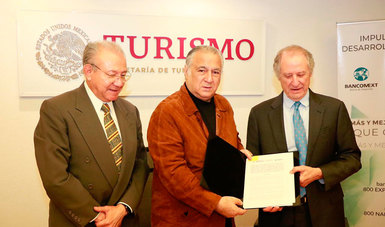 Firman convenio Sectur y Bancomext para fortalecer al turismo y contribuir al desarrollo nacional y regional