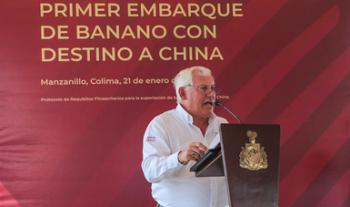 Inicia México exportación de plátano a China