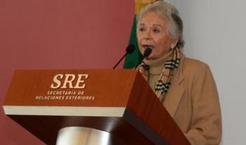 Palabras de la secretaria Olga Sánchez Cordero sobre el tema migratorio en la frontera sur del país.